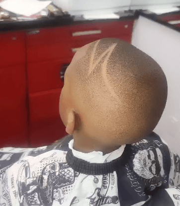 Professional fade haircut